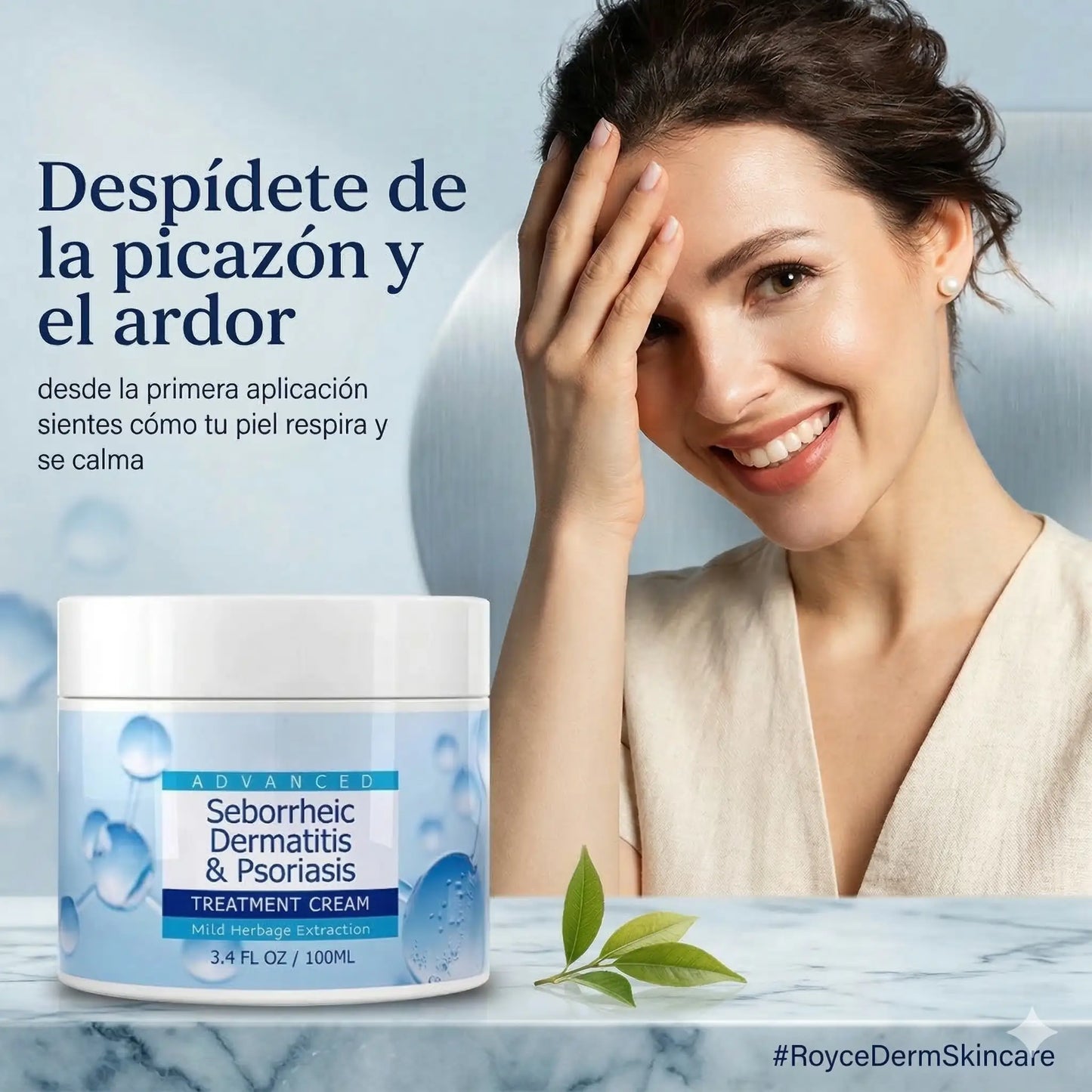 RoyceDerm - Crema Anti Caspa y Dermatitis Seborreica